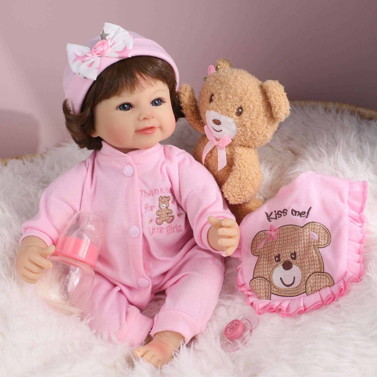 Кукла Реборн QA BABY Варвара девочка большая пупс набор игрушки для девочки 42 см 45008 - фото 7