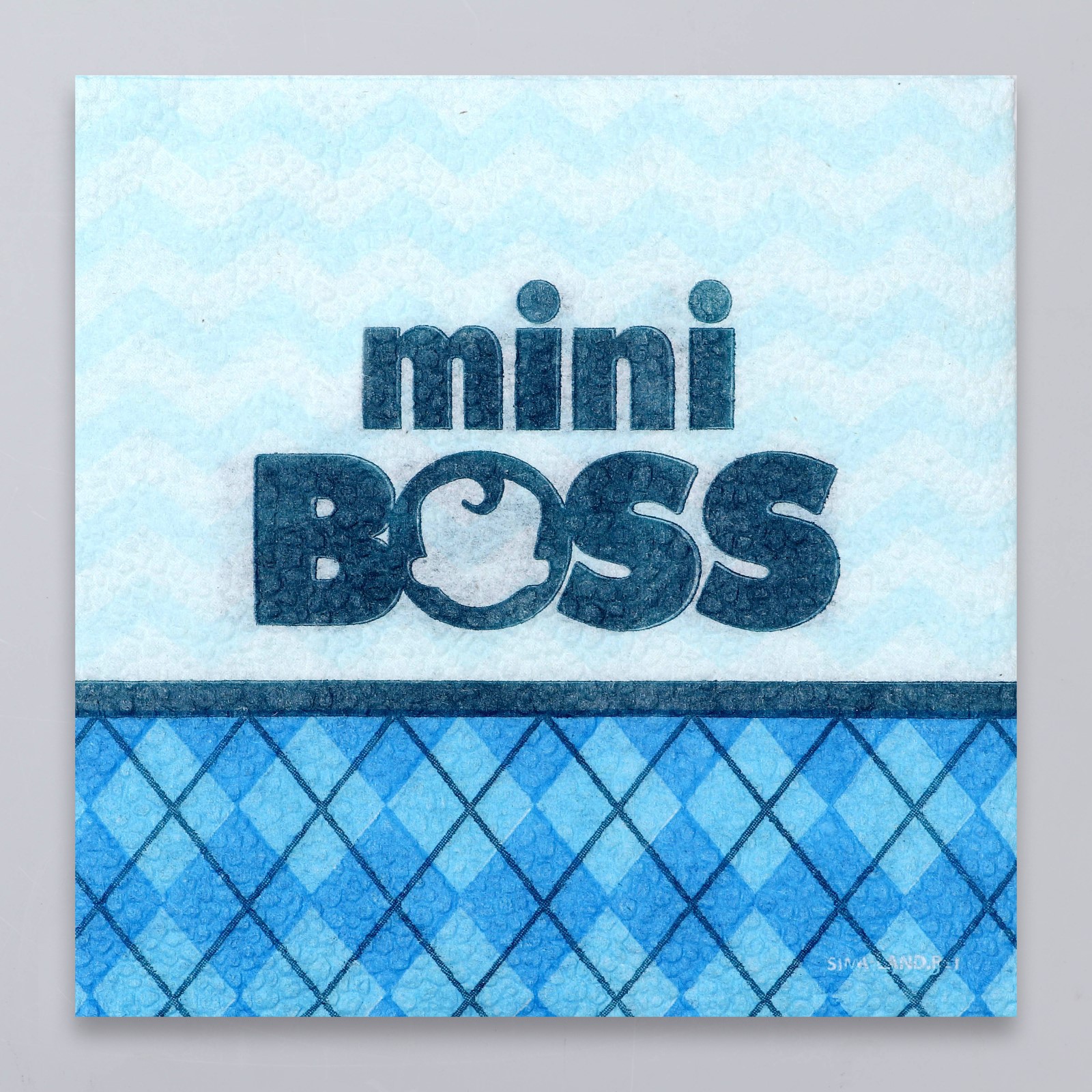 Салфетки Страна карнавалия бумажные однослойные Mini Boss 24 × 24 см 20 шт. - фото 2