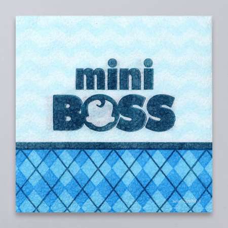 Салфетки Страна карнавалия бумажные однослойные Mini Boss 24 × 24 см 20 шт.