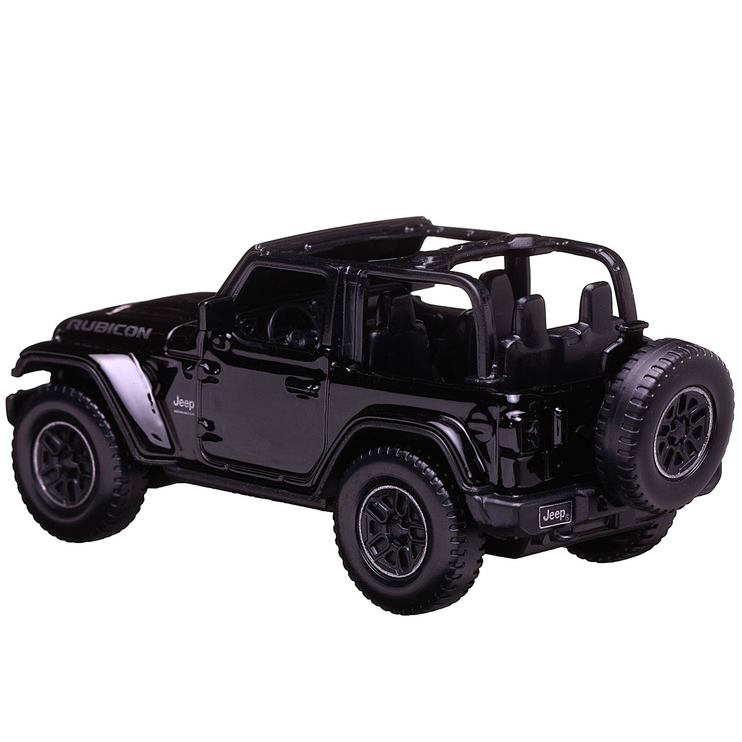 Автомобиль Rastar Jeep 1:43 без механизмов черный 59000B - фото 6