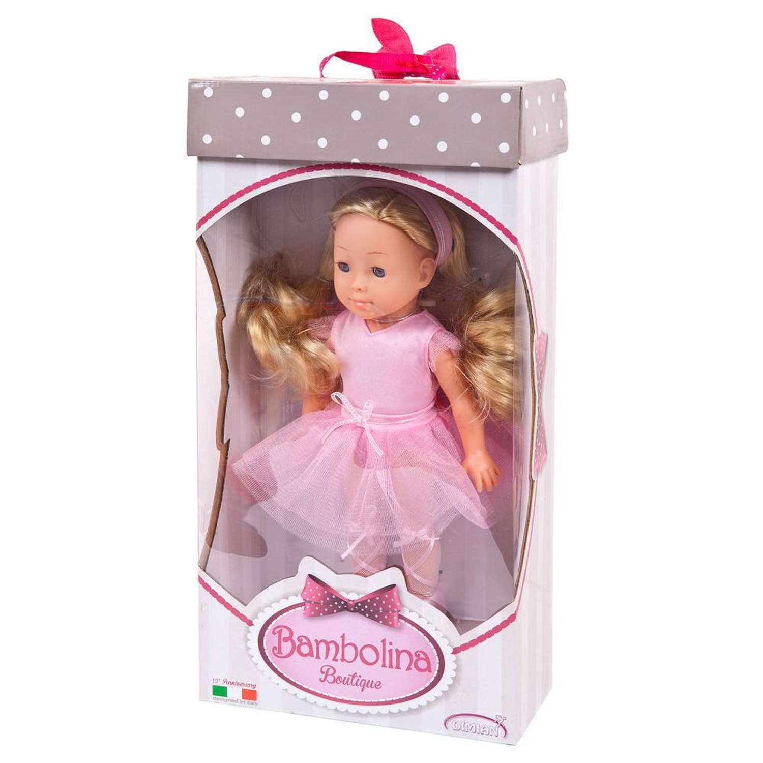 Кукла DIMIAN Bambolina boutique 30 см розовое платье BD1601-M37/розовое - фото 2