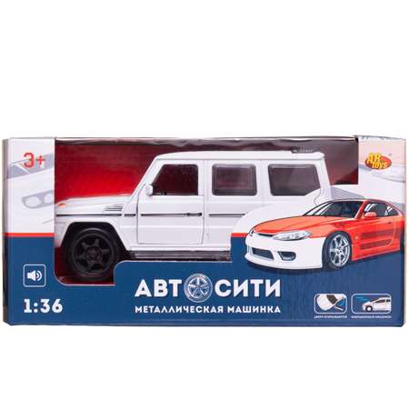 Внедорожник Abtoys АвтоСити 1:36 белый