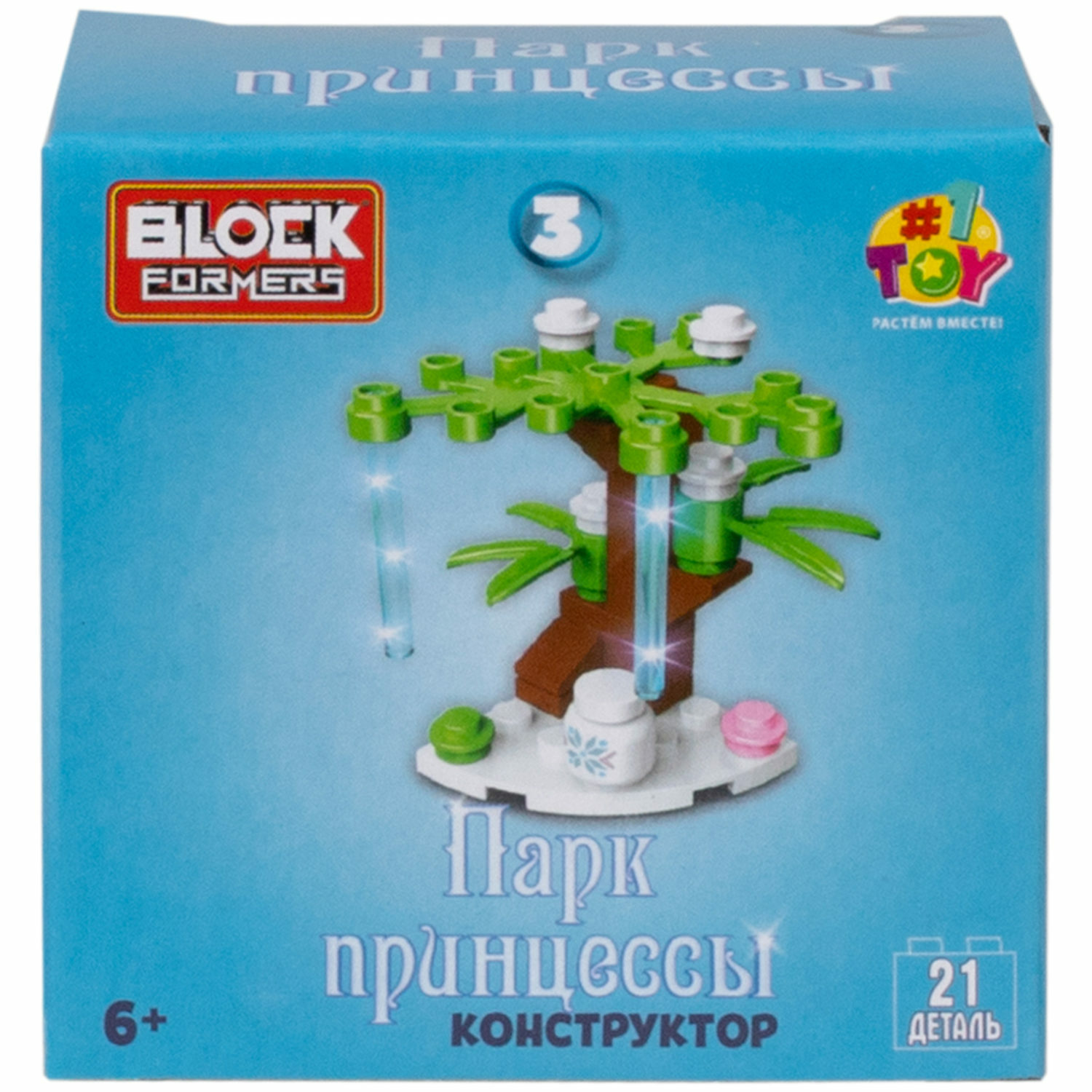 Игрушка-сюрприз 1TOY Blockformers Парк принцессы 3D конструктор из миниблоков для девочек детский мини наборы - фото 3