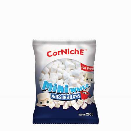 Маршмеллоу CORNICHE Мини Белый Marshmallows White 70 г