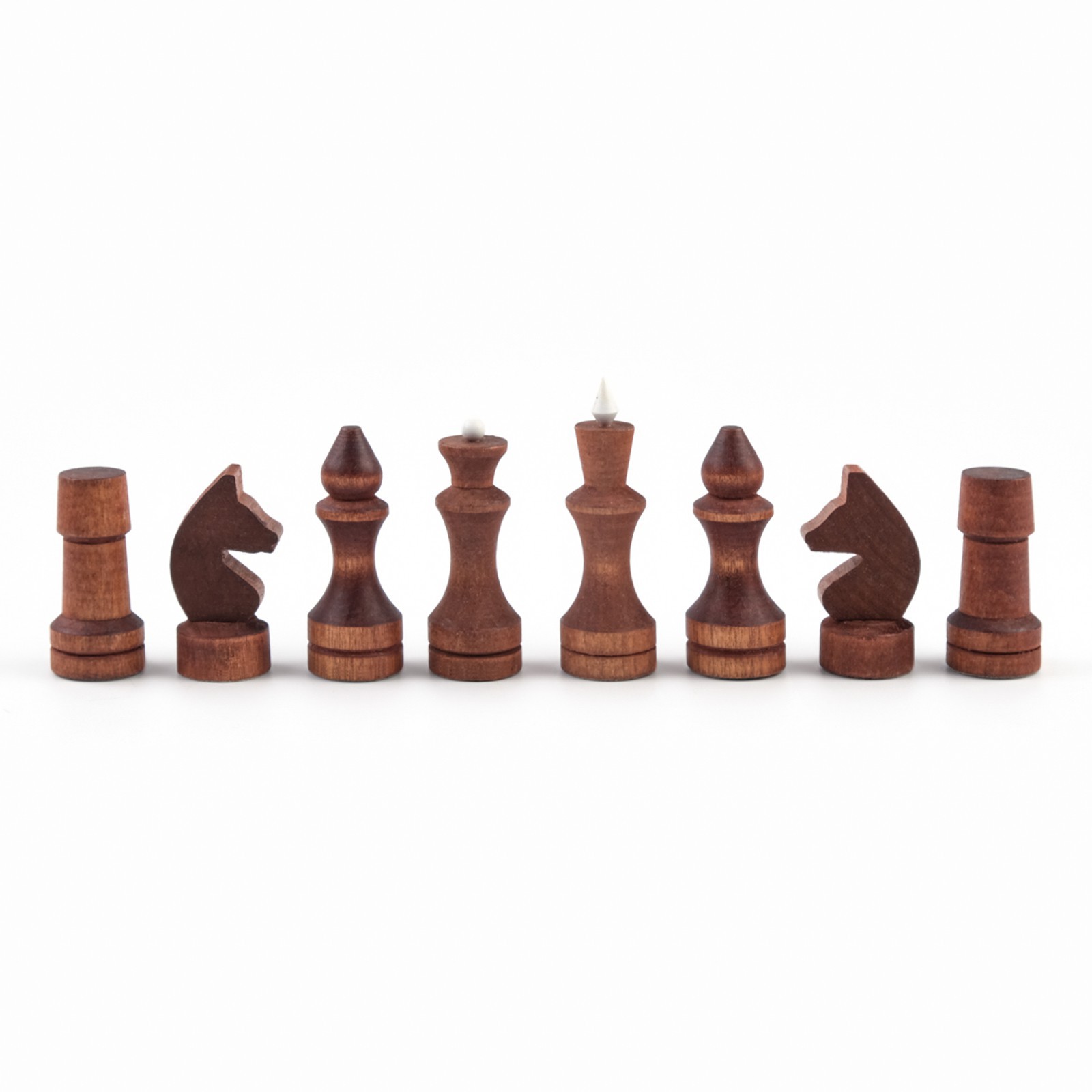 Шахматные фигуры Sima-Land обиходные король h 7 см d 2 4 см пешка h 4 4 см d 2 4 см - фото 11