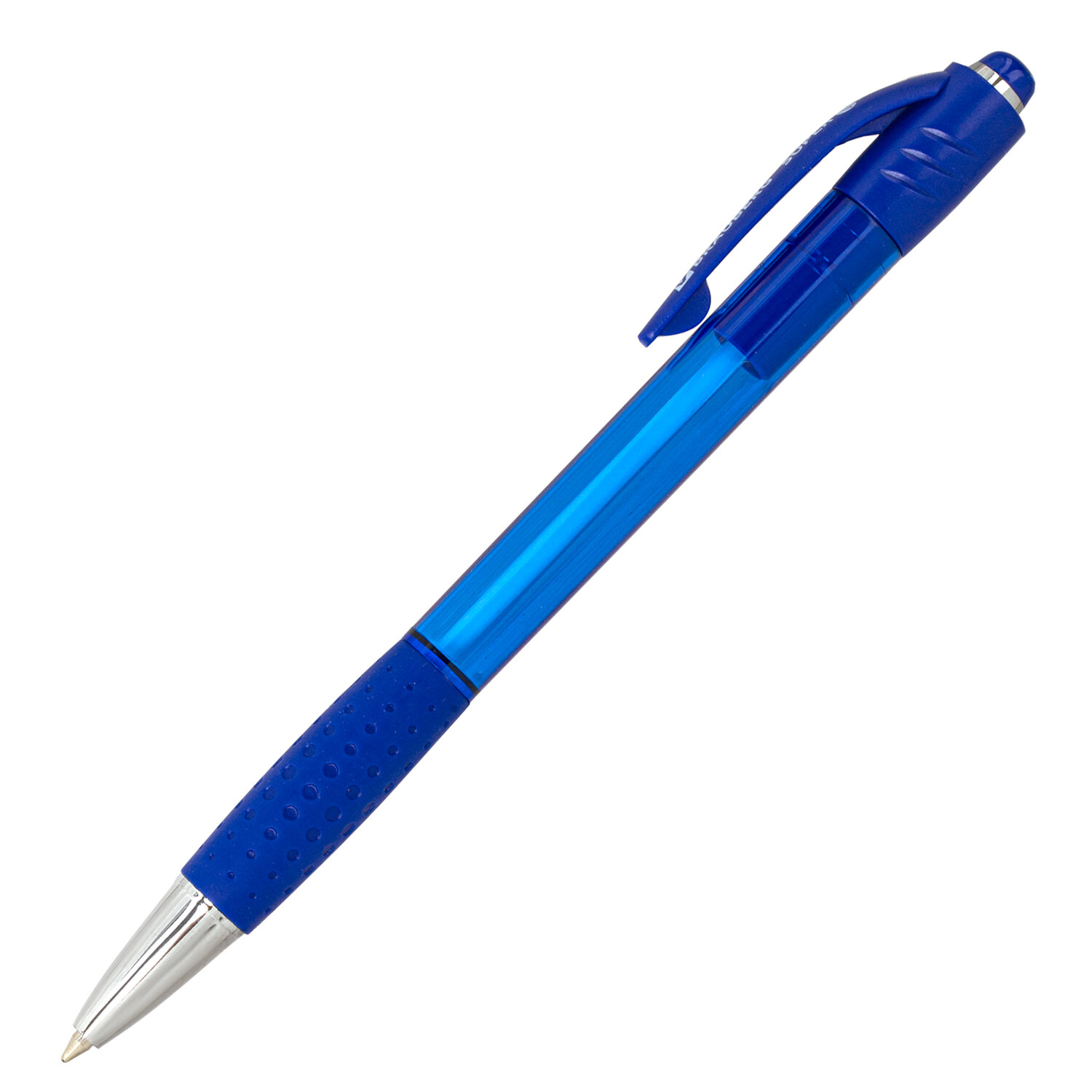 Ручки шариковые Brauberg автоматические синие набор 4 штуки тонкие для школы с грипом - фото 3