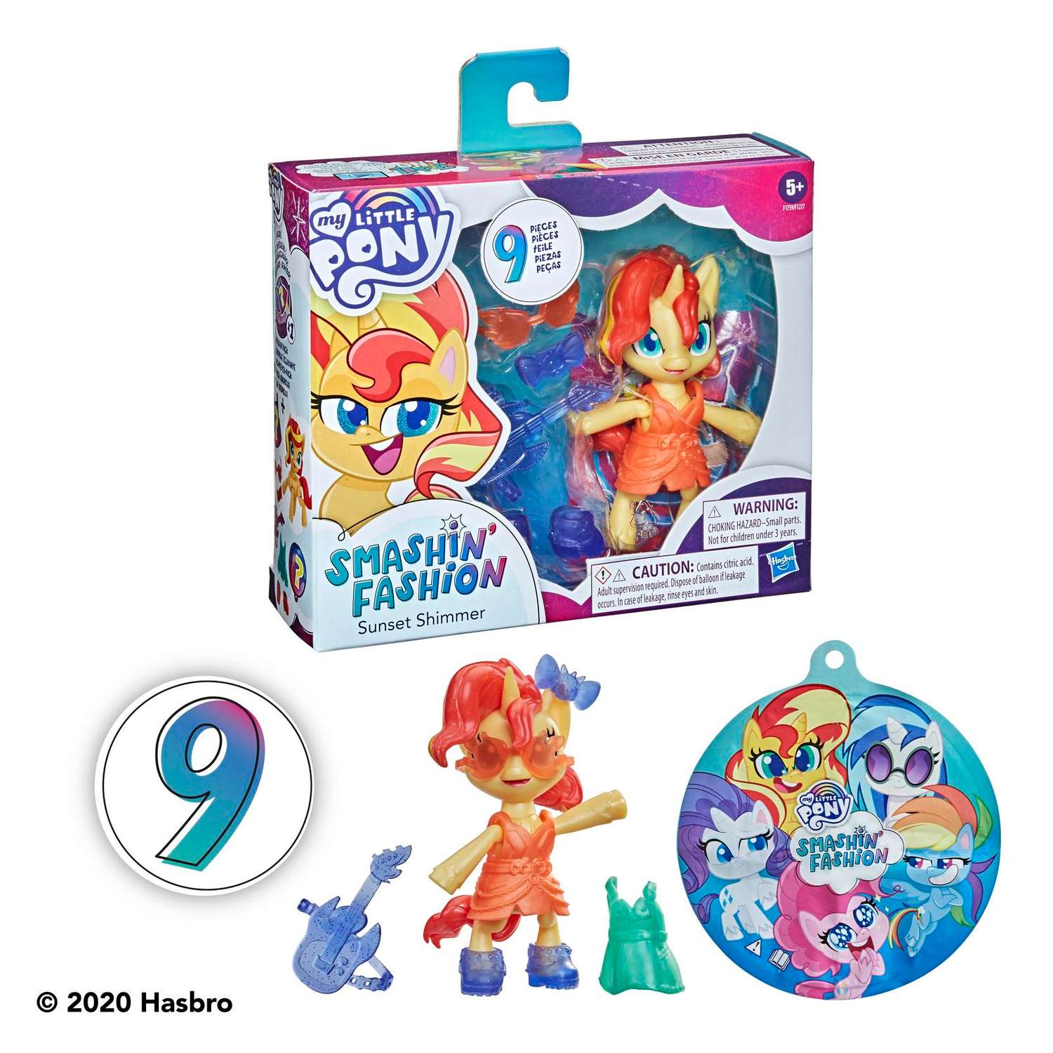 Набор игровой My Little Pony Пони Взрывная модница Сансет Шиммер F17595L0 - фото 9