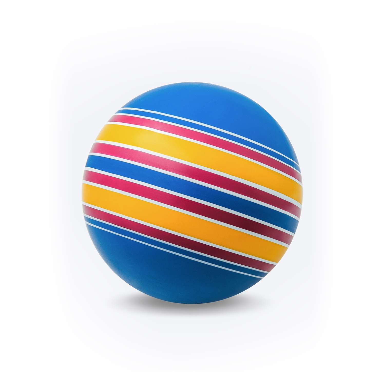 Мяч ЧАПАЕВ диаметр 200 мм «Ленточки» синий - фото 2