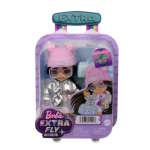 Игровой набор с куклой Barbie Extra Minis Fly в зимней одежде HPB20