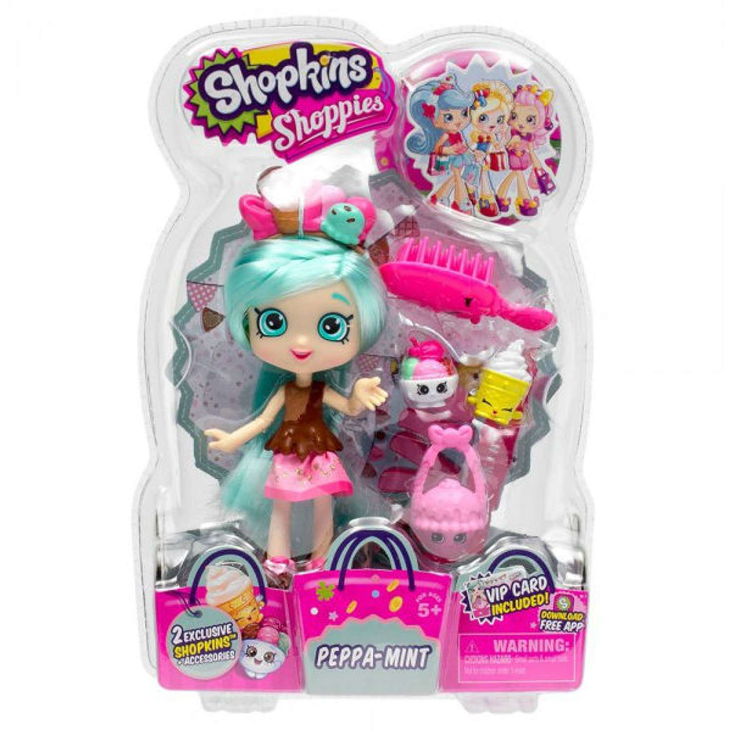 Кукла Shopkins Shoppies ПЕППА-МИНТ 56342 - фото 3