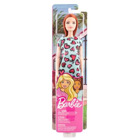 Кукла модельная Mattel Barbie Модница голубое платье