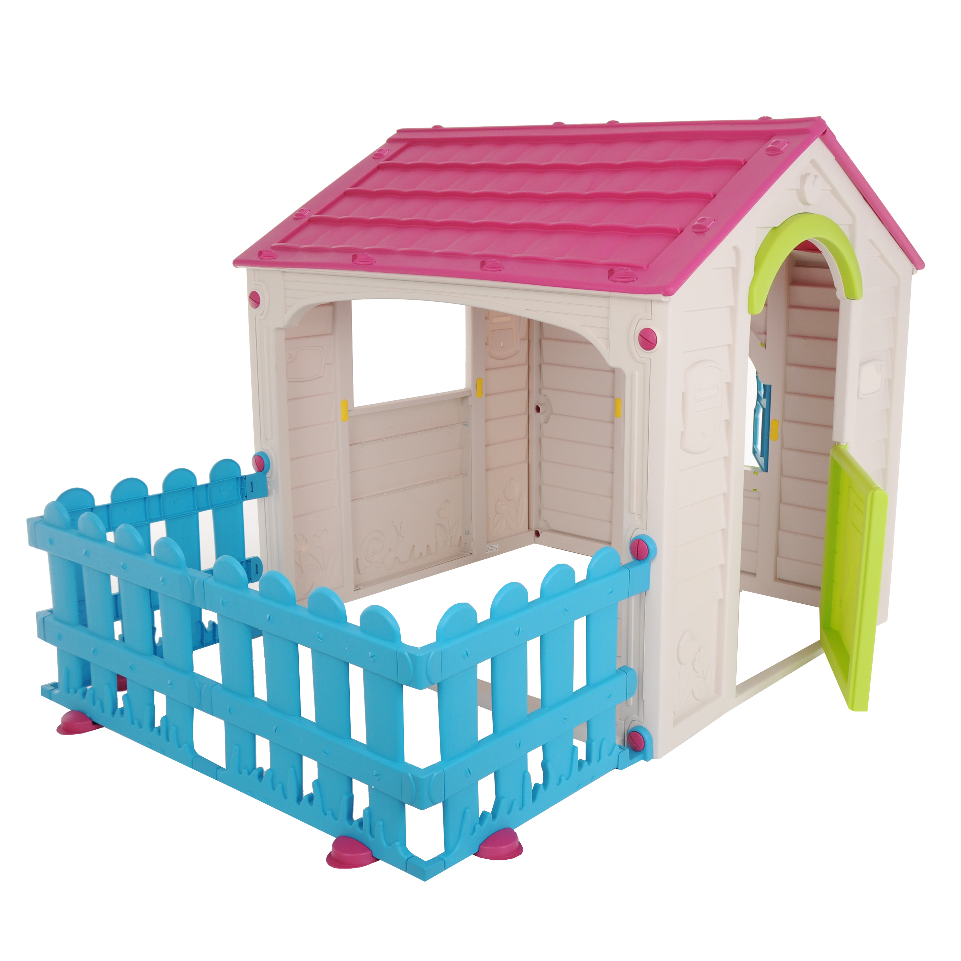 Дом игровой Keter My Garden House Фиолетовый-Белый-Экрю 17197223 - фото 2