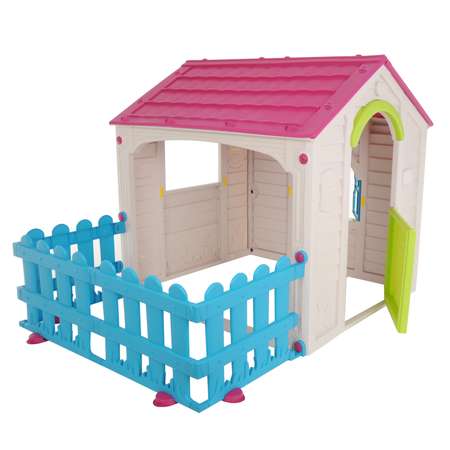 Дом игровой Keter My Garden House Фиолетовый-Белый-Экрю 17197223