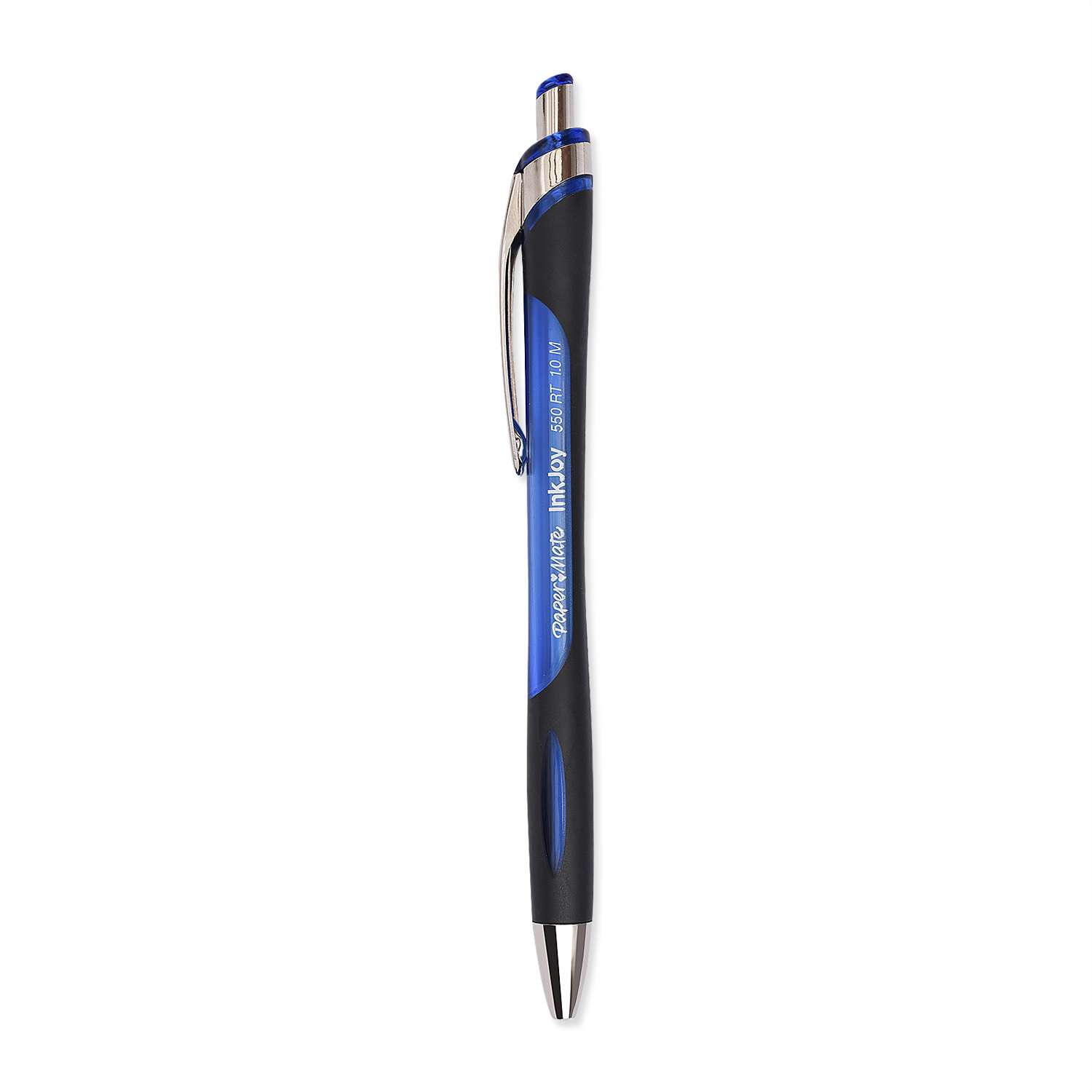 Ручка шариковая PAPER MATE InkJoy 550 RT автоматическая Синяя - фото 1