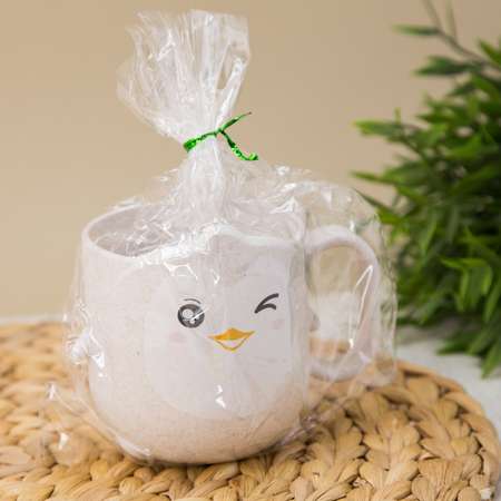 Кружка детская iLikeGift Penguin beige