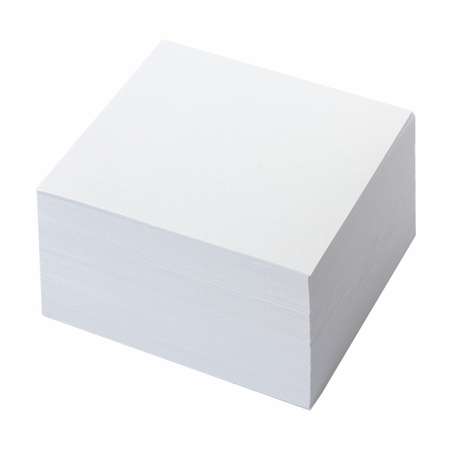 Блок бумажный Brauberg для записей и заметок в подставке куб 9х9х5 см белый