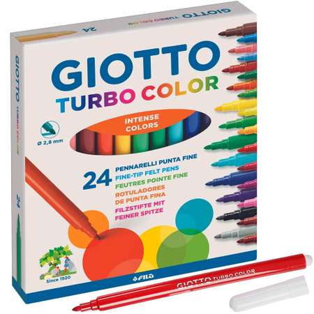 Набор фломастеров GIOTTO TURBO COLOR 24 цвета