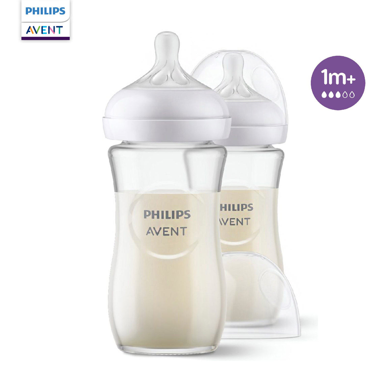 Бутылочка для кормления Philips Avent Natural Response 240мл с 1месяца 2шт SCY933/02 - фото 1