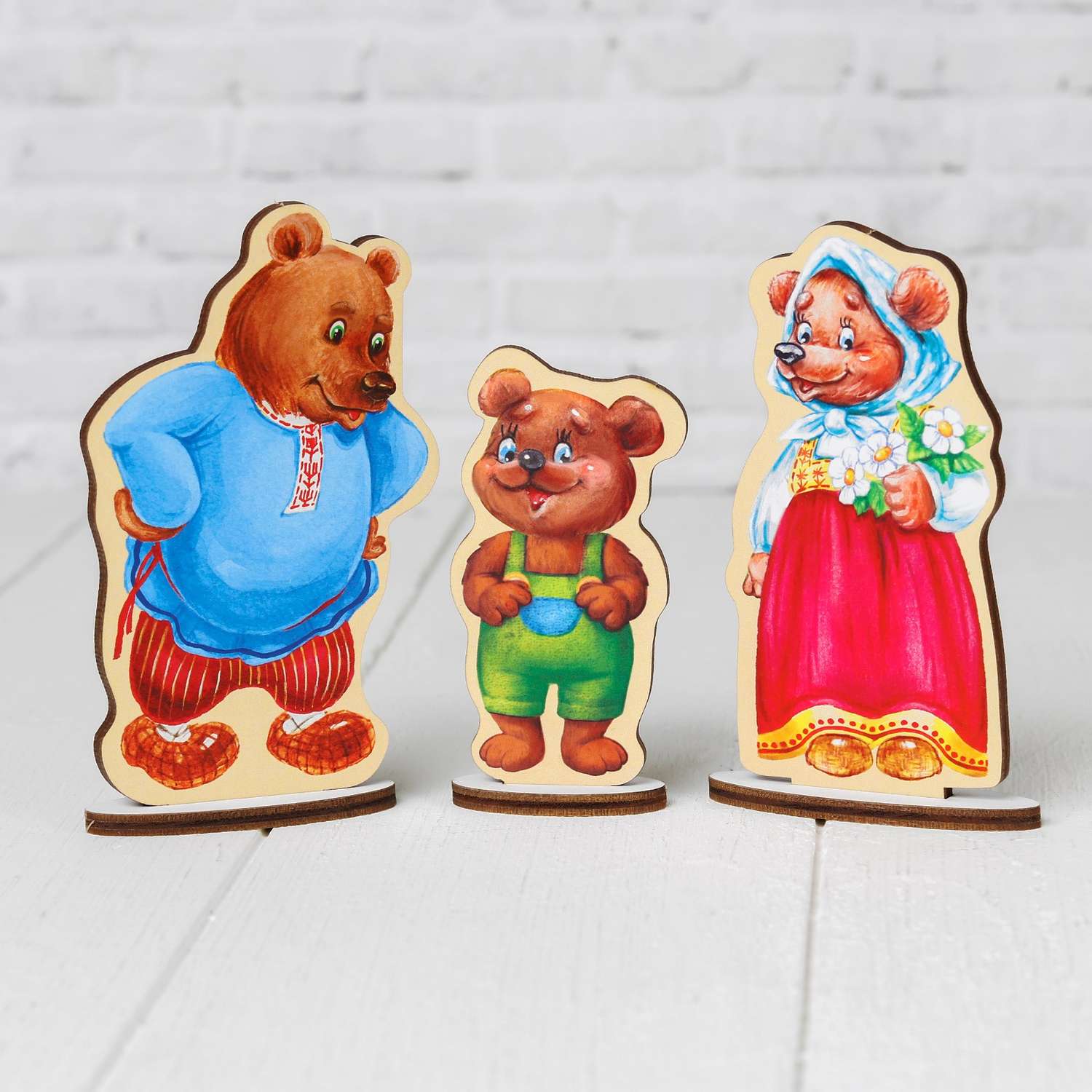 Кукольный театр Лесная мастерская на столе Три медведя Лесная мастерская - фото 2