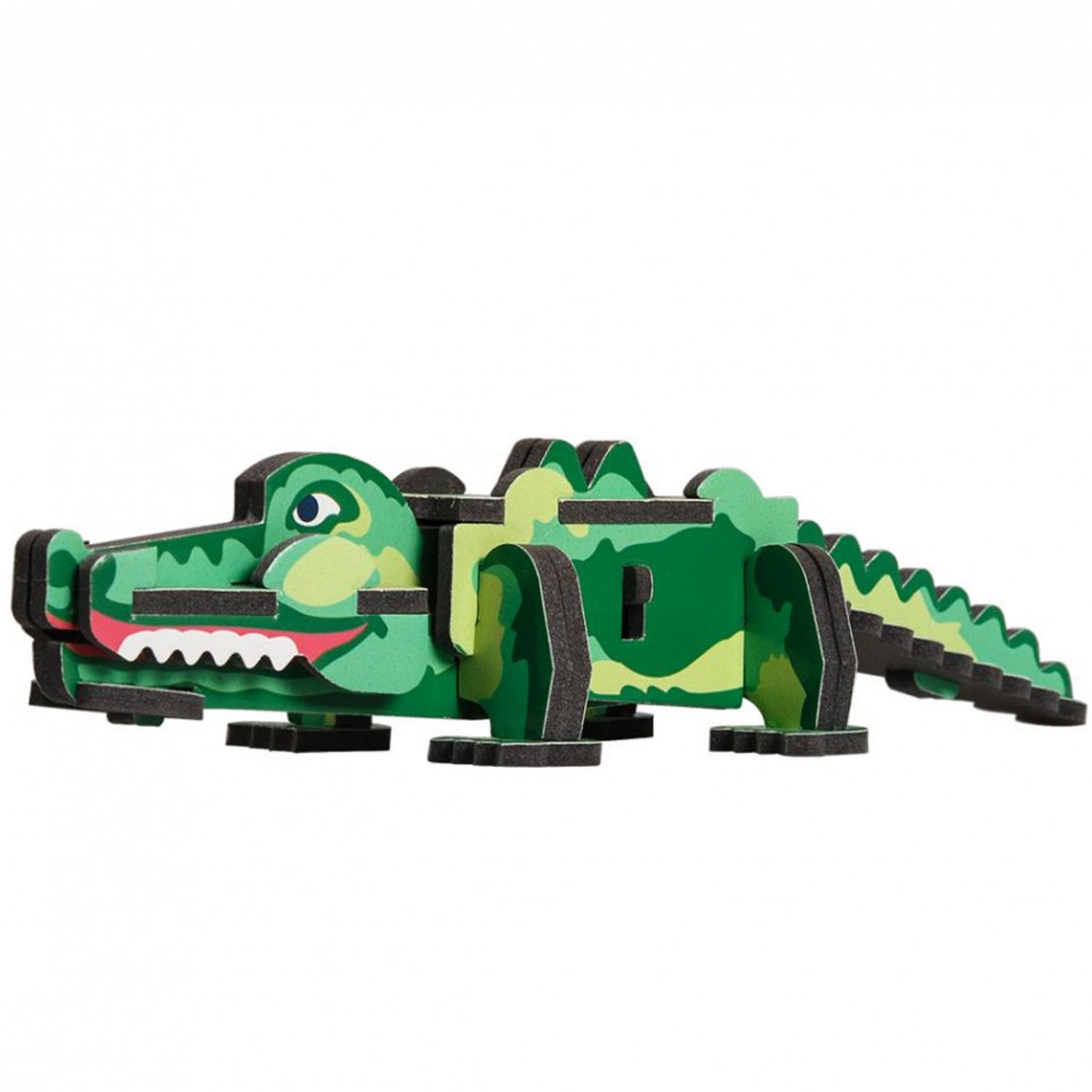 3D пазл Умная бумага Крокодил 087 - фото 2
