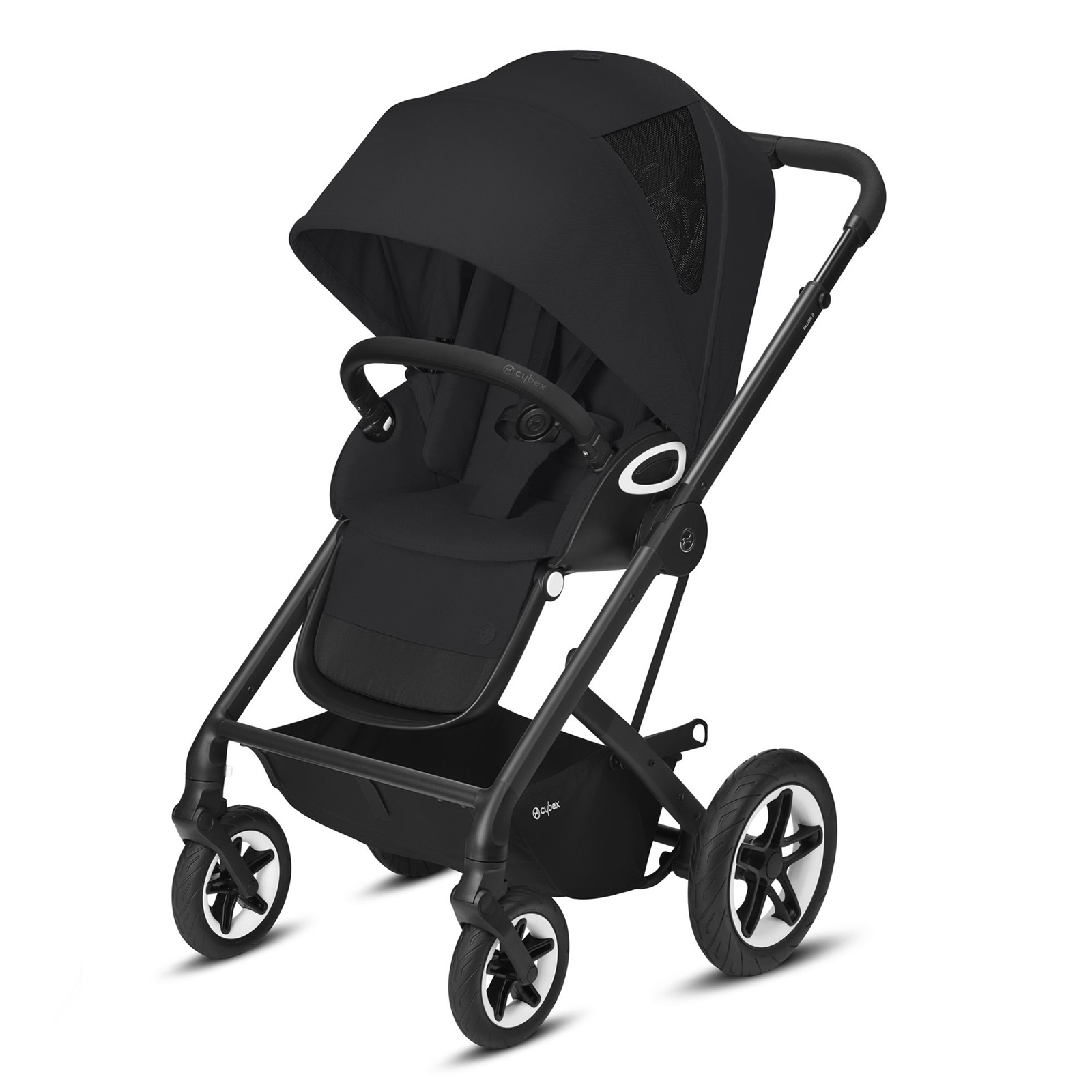 Коляска 3в1 Cybex Talos S Lux BLK Deep Black - фото 1