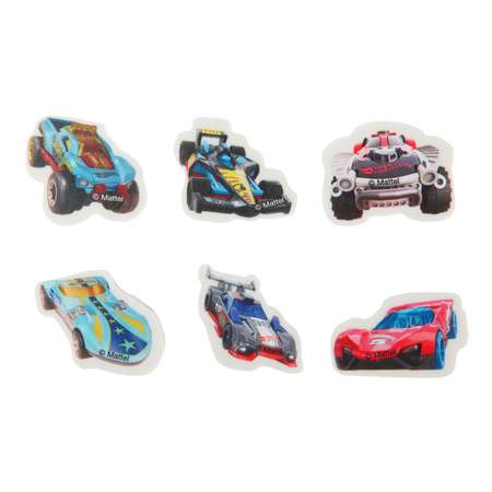 Набор ластиков Erhaft Hot Wheels 6шт DM0020