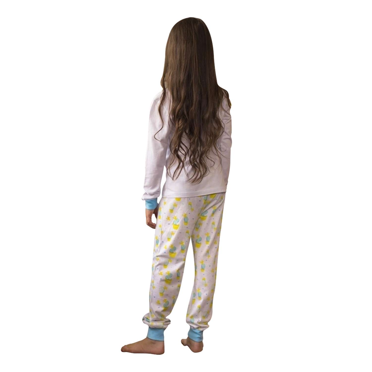 Пижама для девочки T-SOD DTS1464/2914_кактус - фото 2
