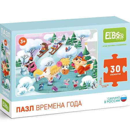 Пазл El BascoKids Зима 30 элементов