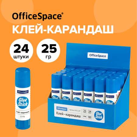 Клей-карандаш Спейс 25г дисплей ПВА