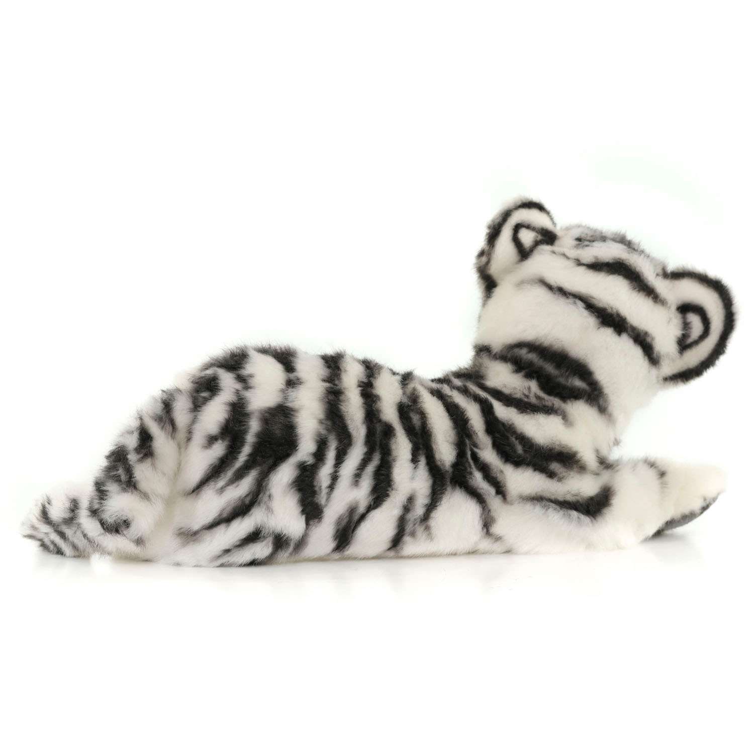 Реалистичная мягкая игрушка HANSA Тигр детёныш белый 26 см - фото 6