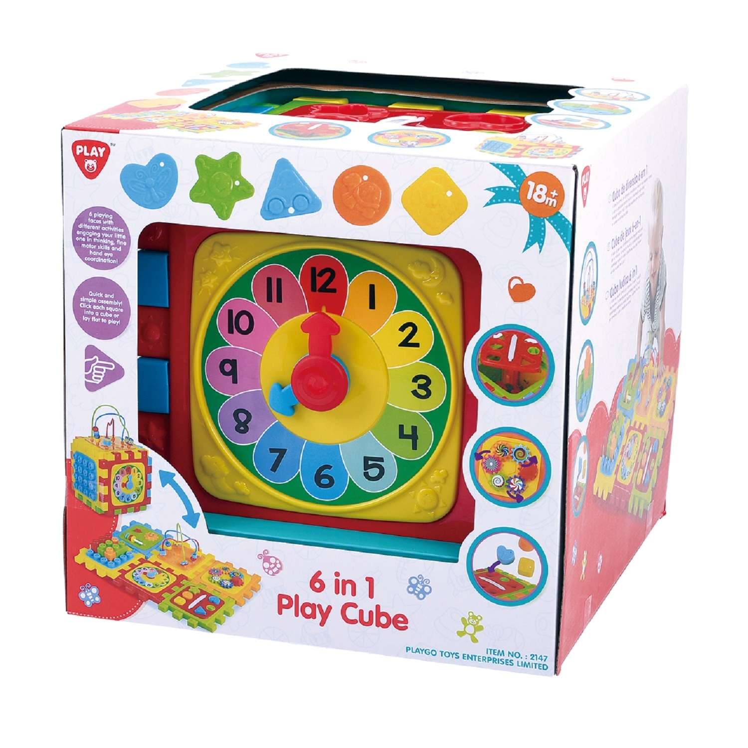 Игрушка развивающая Playgo Куб 6 в 1 Play 2147 - фото 2