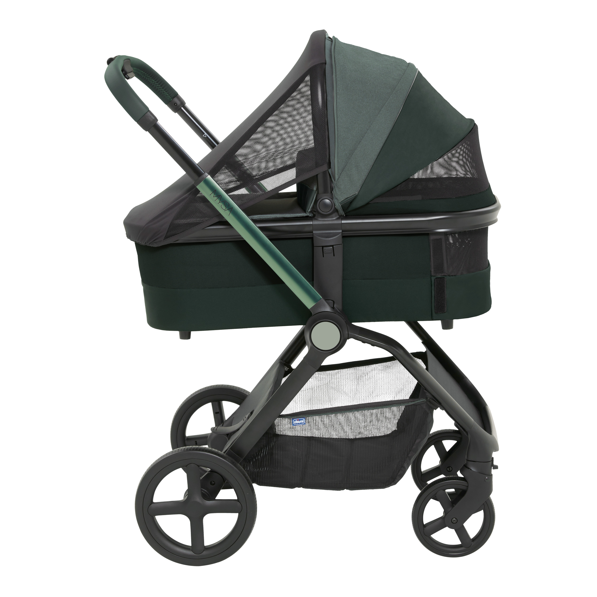 Люлька Chicco Mysa Light Carrycot Jade Green 00087027300000 - фото 6