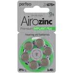 Батарейки Perfeo Za675+6bl Airozinc Premium Implant Plus 6 штук