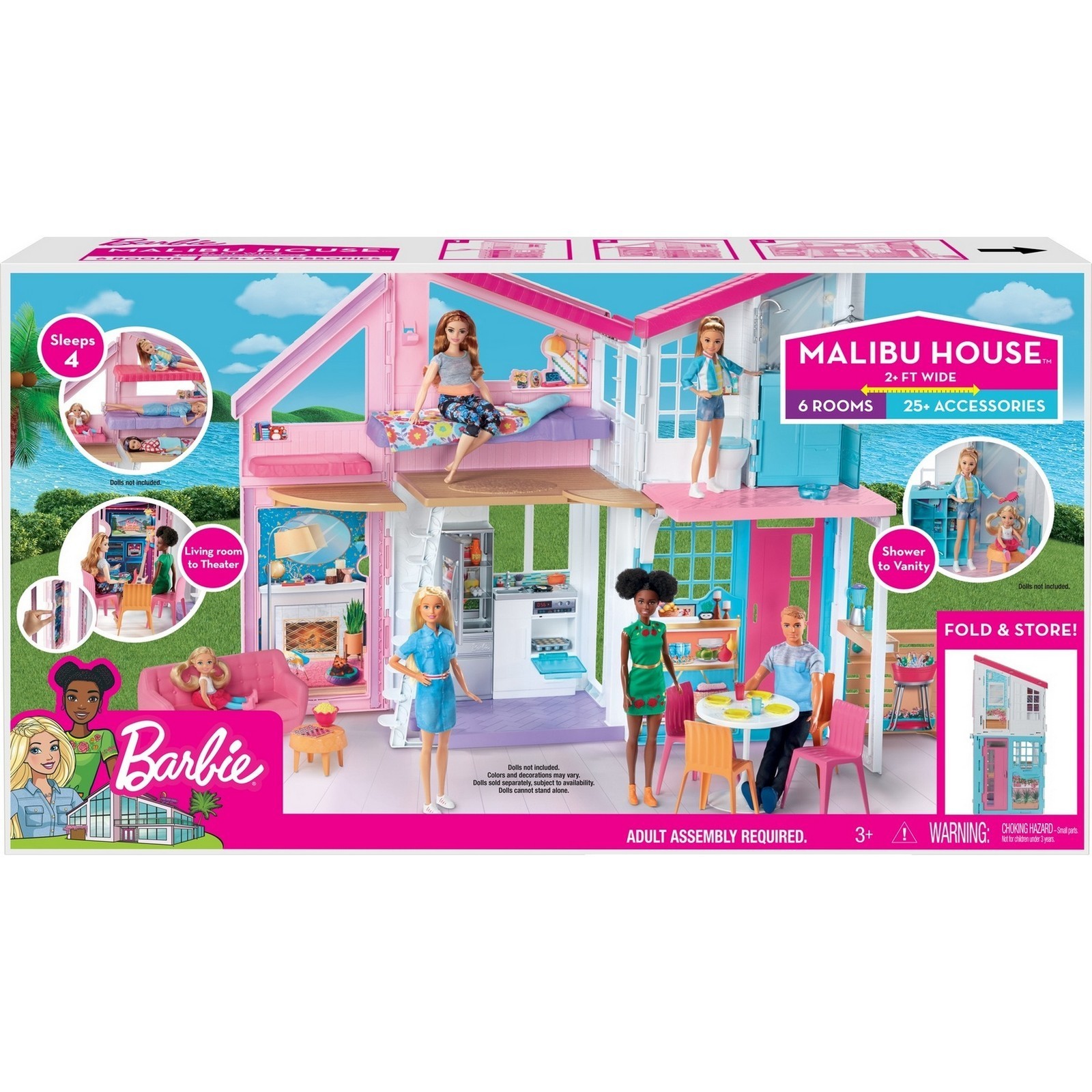 Дом Barbie Малибу FXG57 FXG57 - фото 2