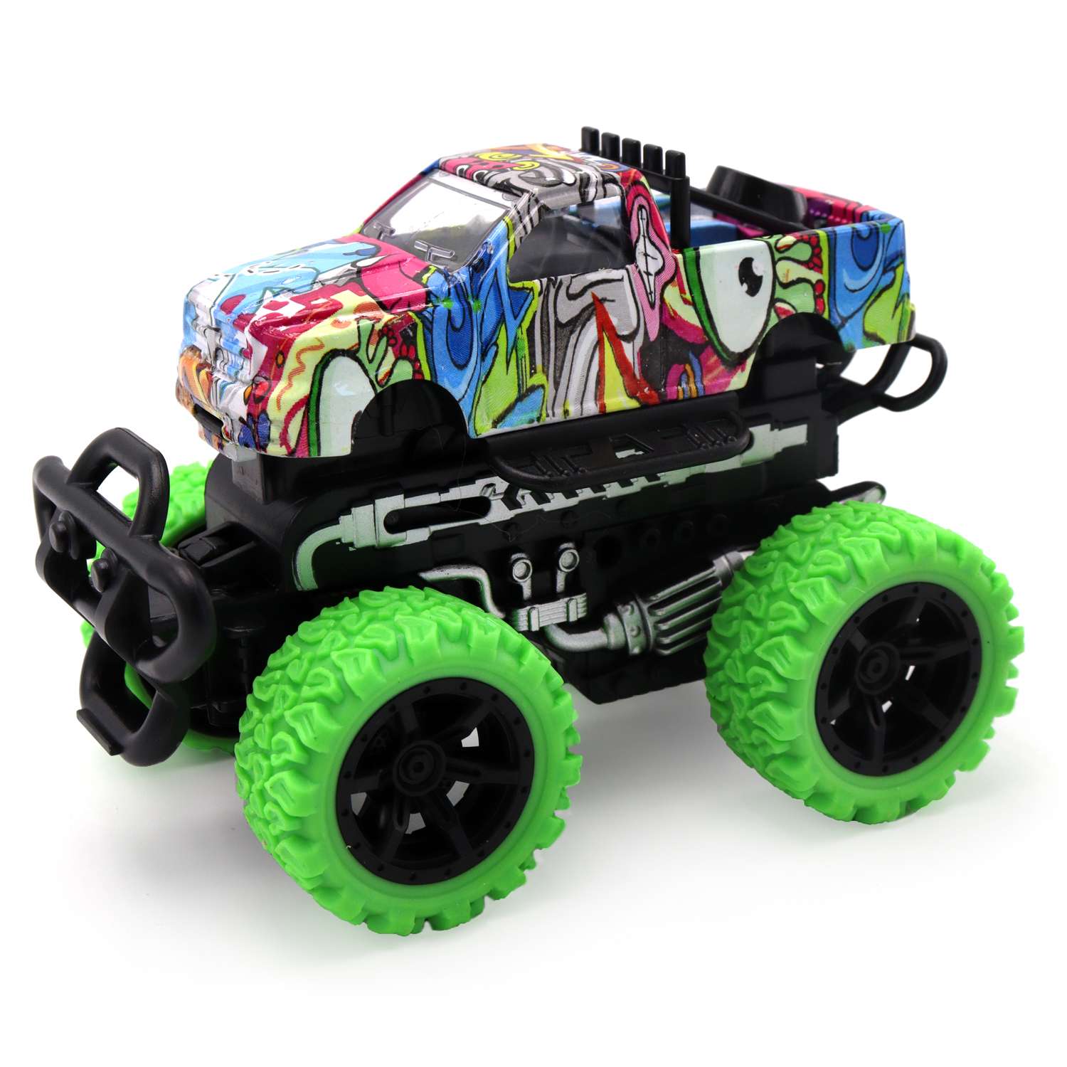 Машинка Funky Toys Пикап с зелеными колесами FT8487-2 FT8487-2 - фото 1