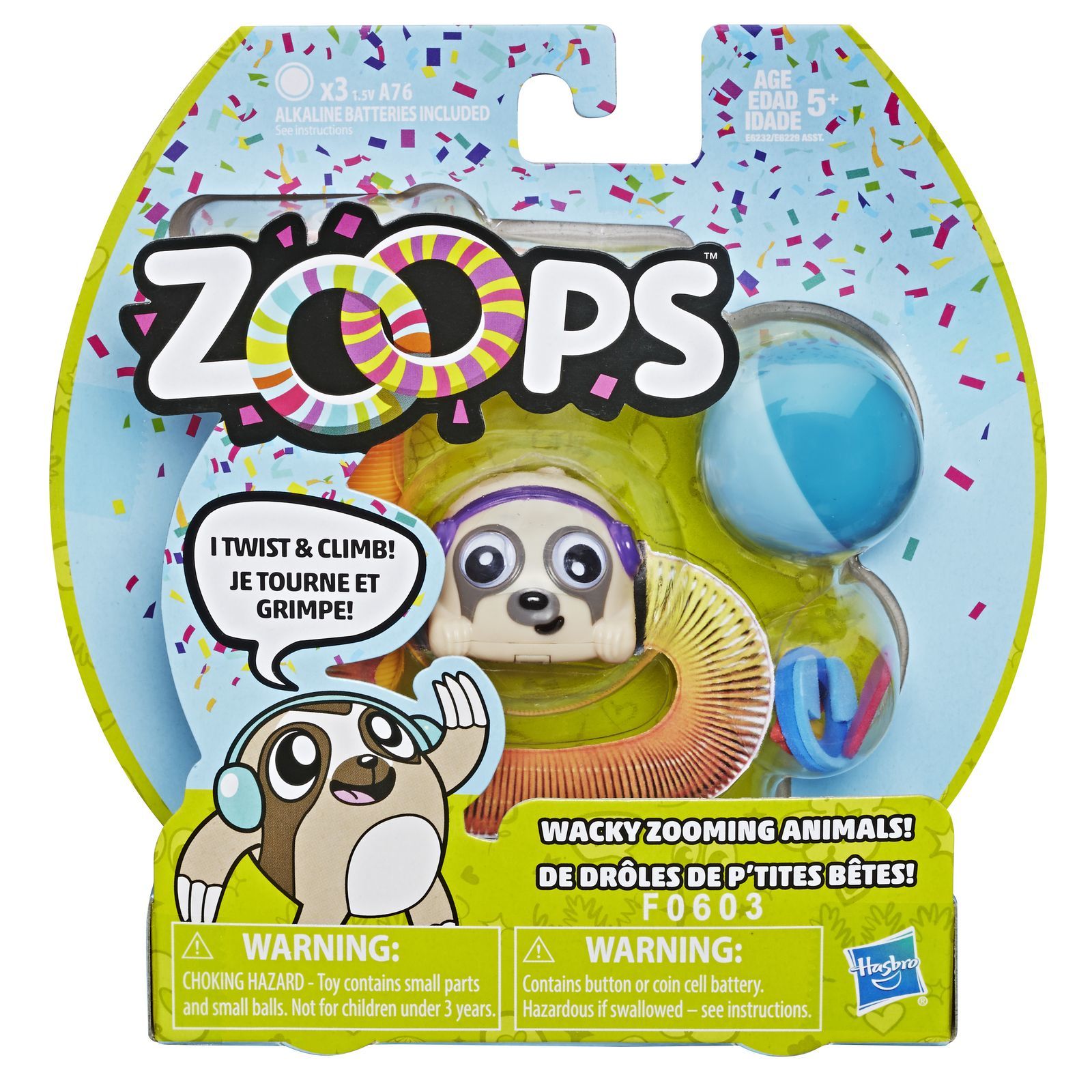 Игрушка Zoops Zoops Ленивец E6232EU4 - фото 2