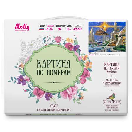 Картина по номерам Molly Город будущего