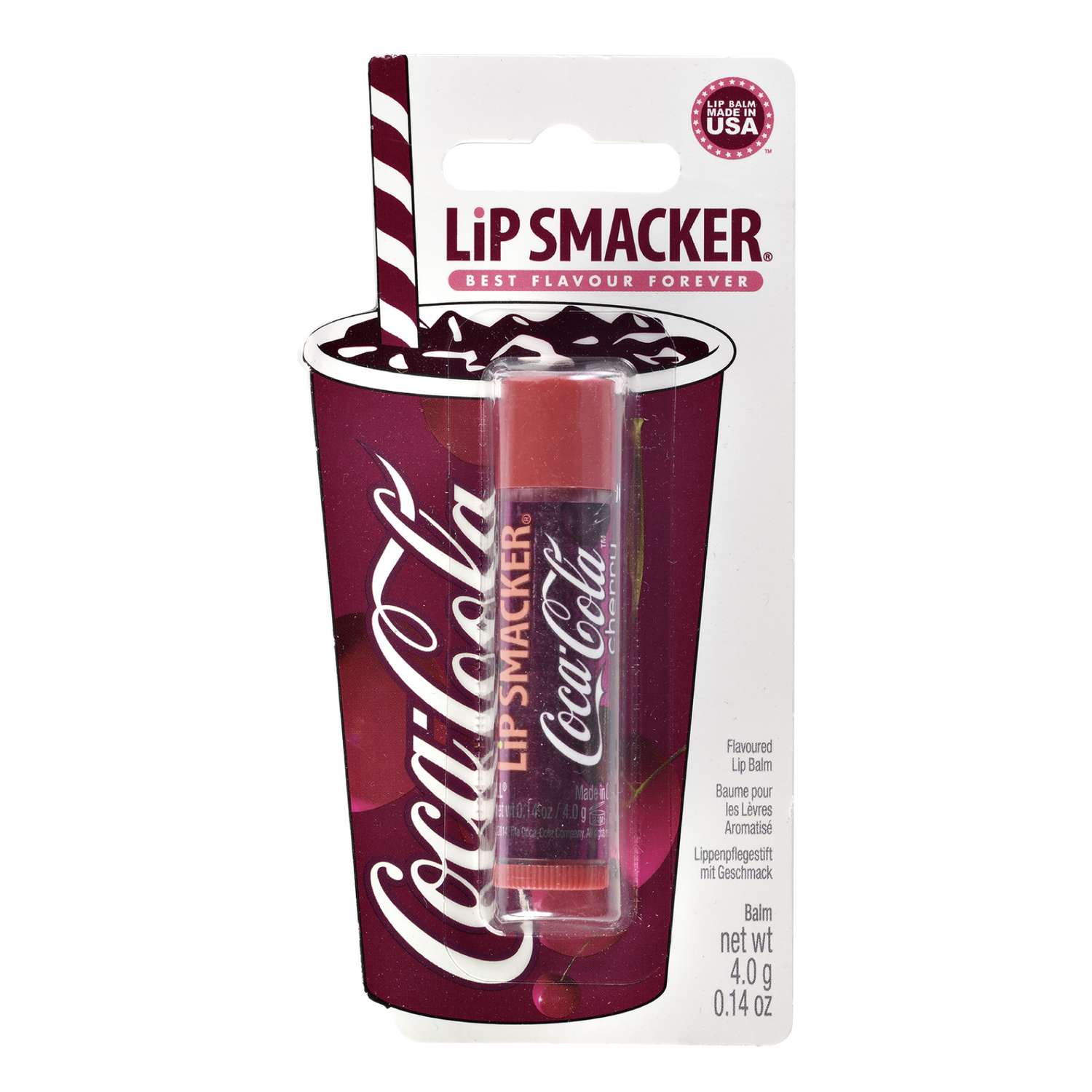Бальзам для губ Lip Smacker Кока-Кола Вишня 27512-cup - фото 2