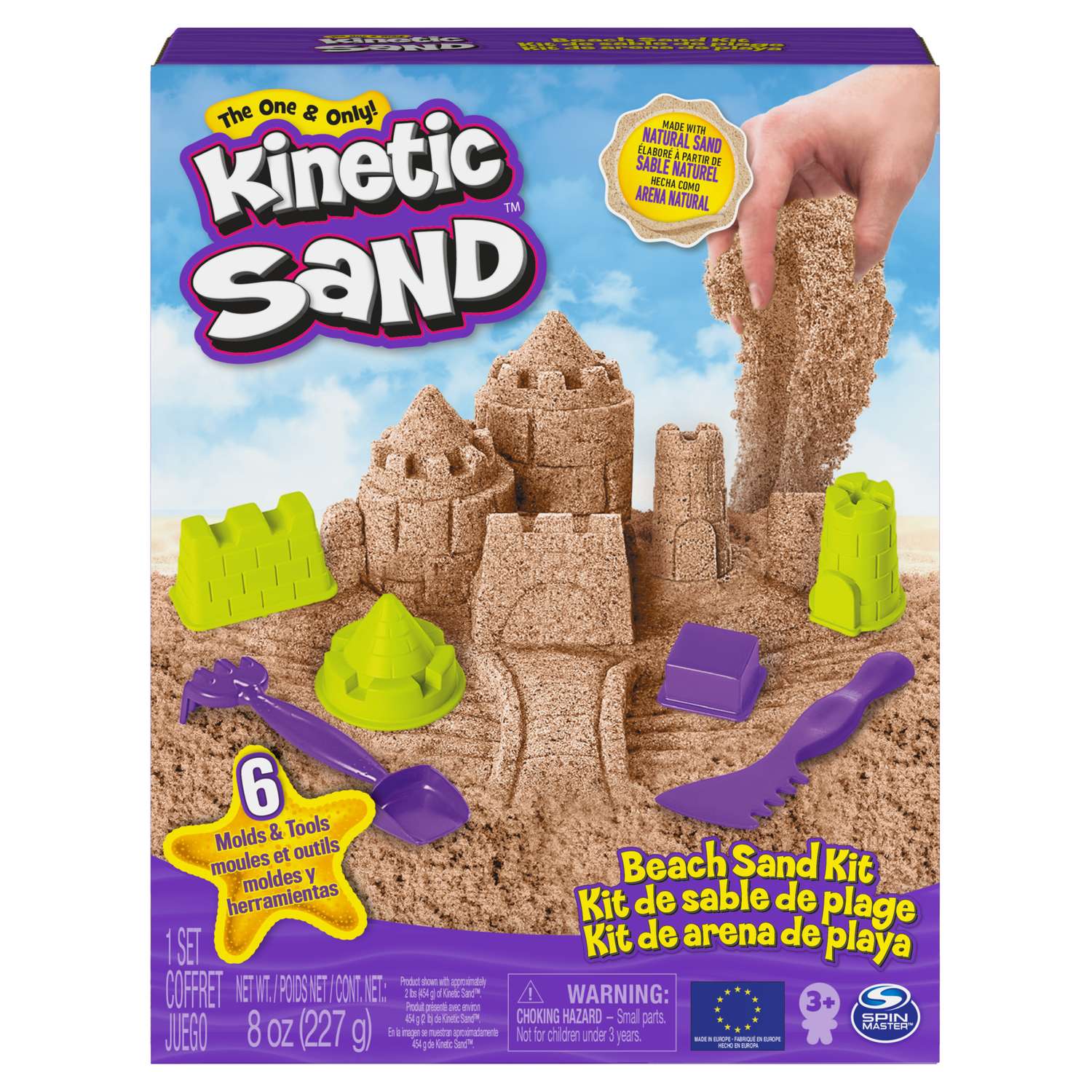 Набор для лепки Kinetic Sand Замок из пляжного песка 6059406 - фото 5