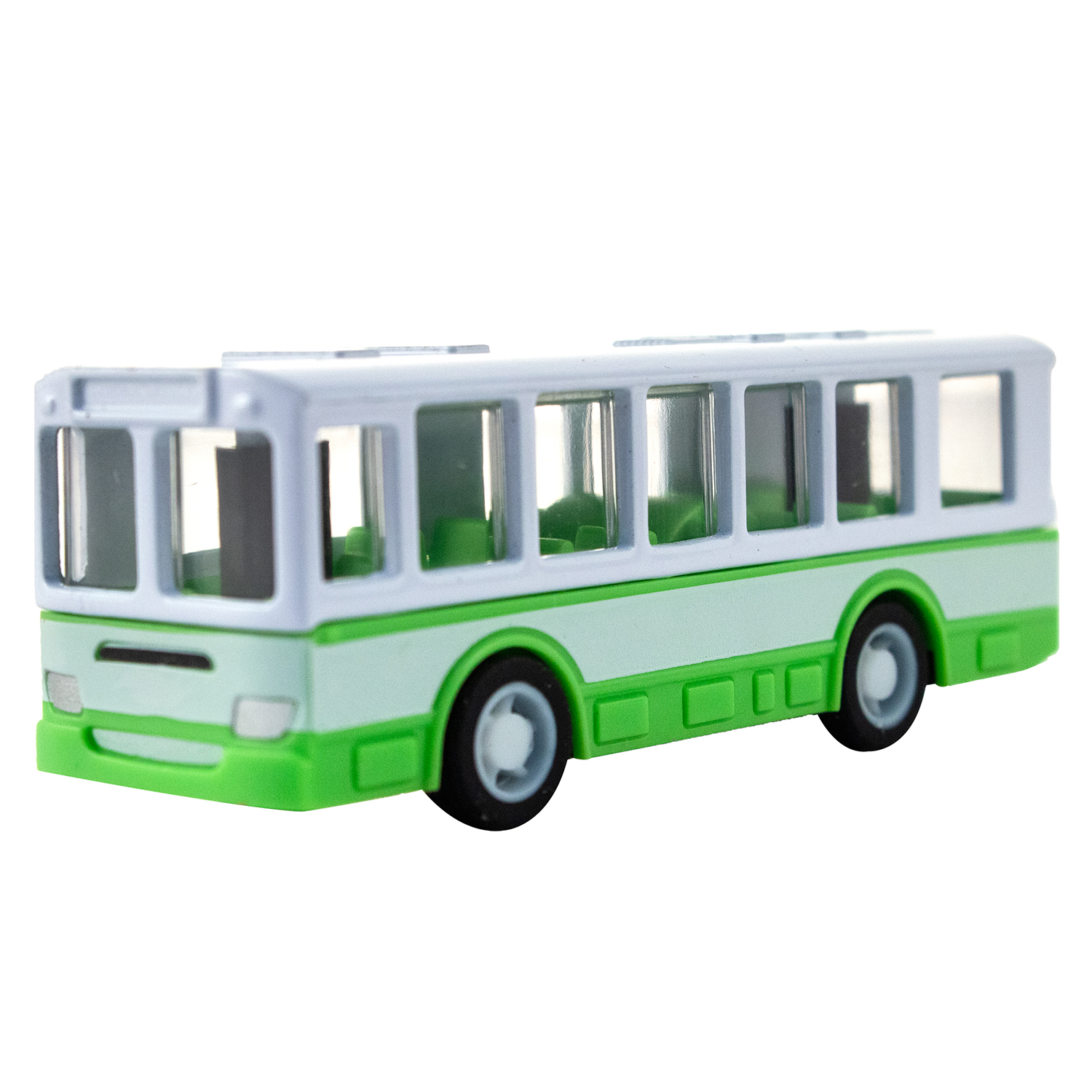Машинка KiddieDrive Городской транспорт 8-10 см Автобус 750715_3 - фото 1
