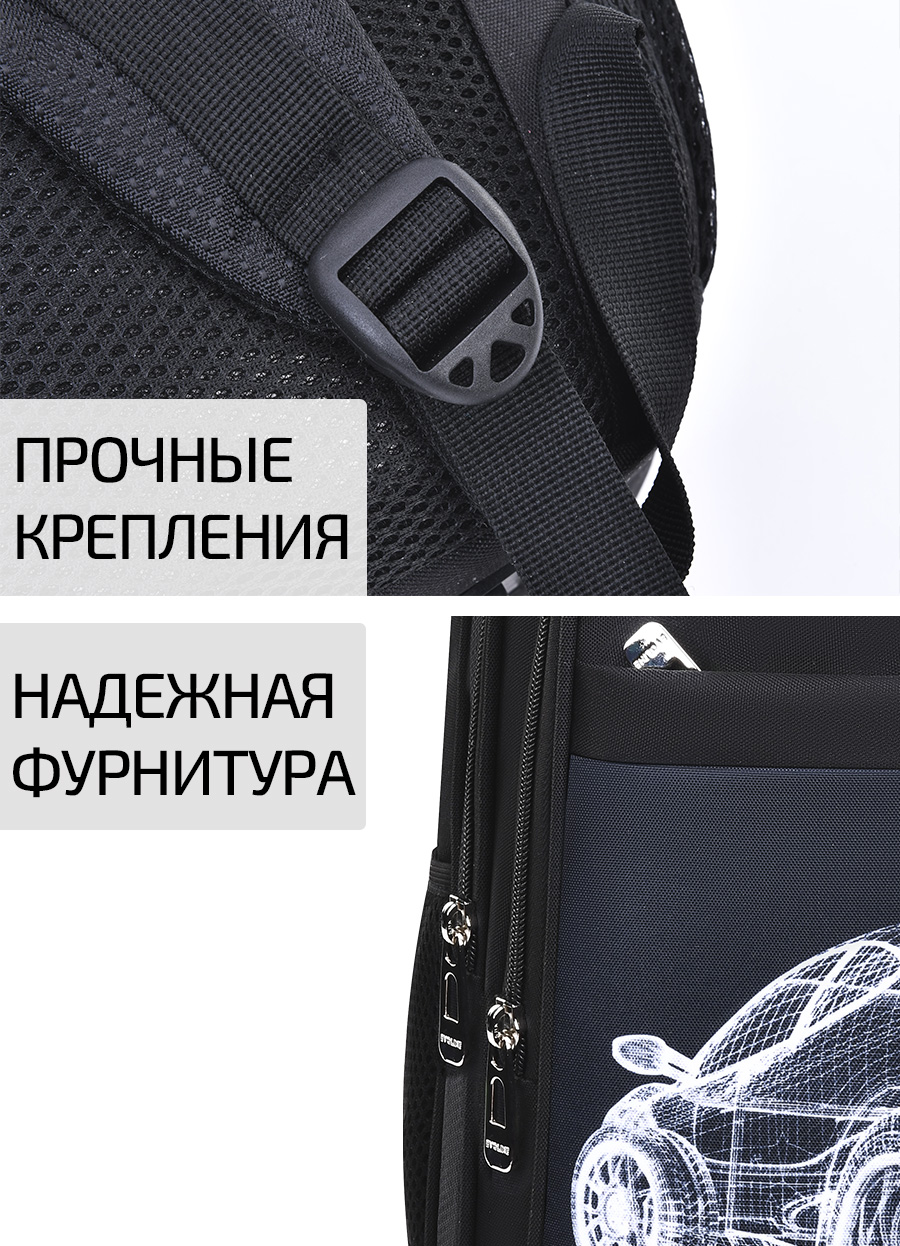 Рюкзак Evoline Гоночная машина - фото 3