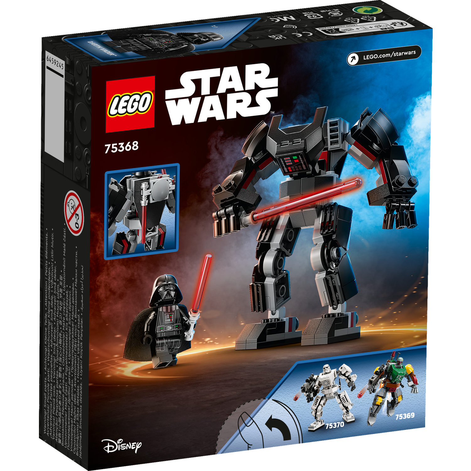 Конструктор LEGO Darth Vader Mech 75368 - фото 5