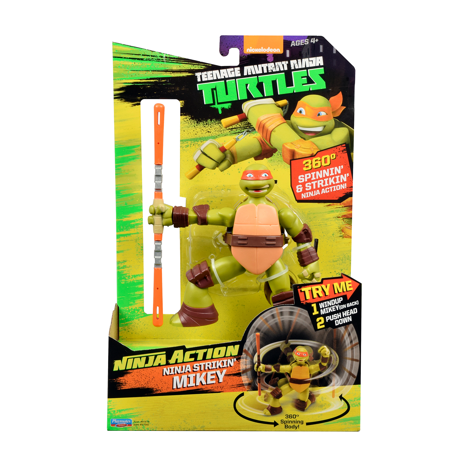 Заводная фигурка Ninja Turtles(Черепашки Ниндзя) Черепашка-ниндзя 15см - фото 5