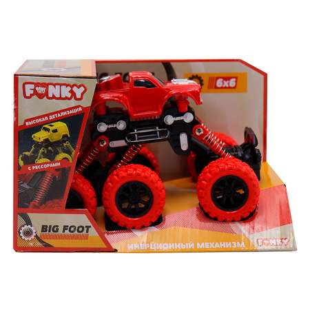 Машинка Funky Toys инерционная Внедорожник Красная FT97938