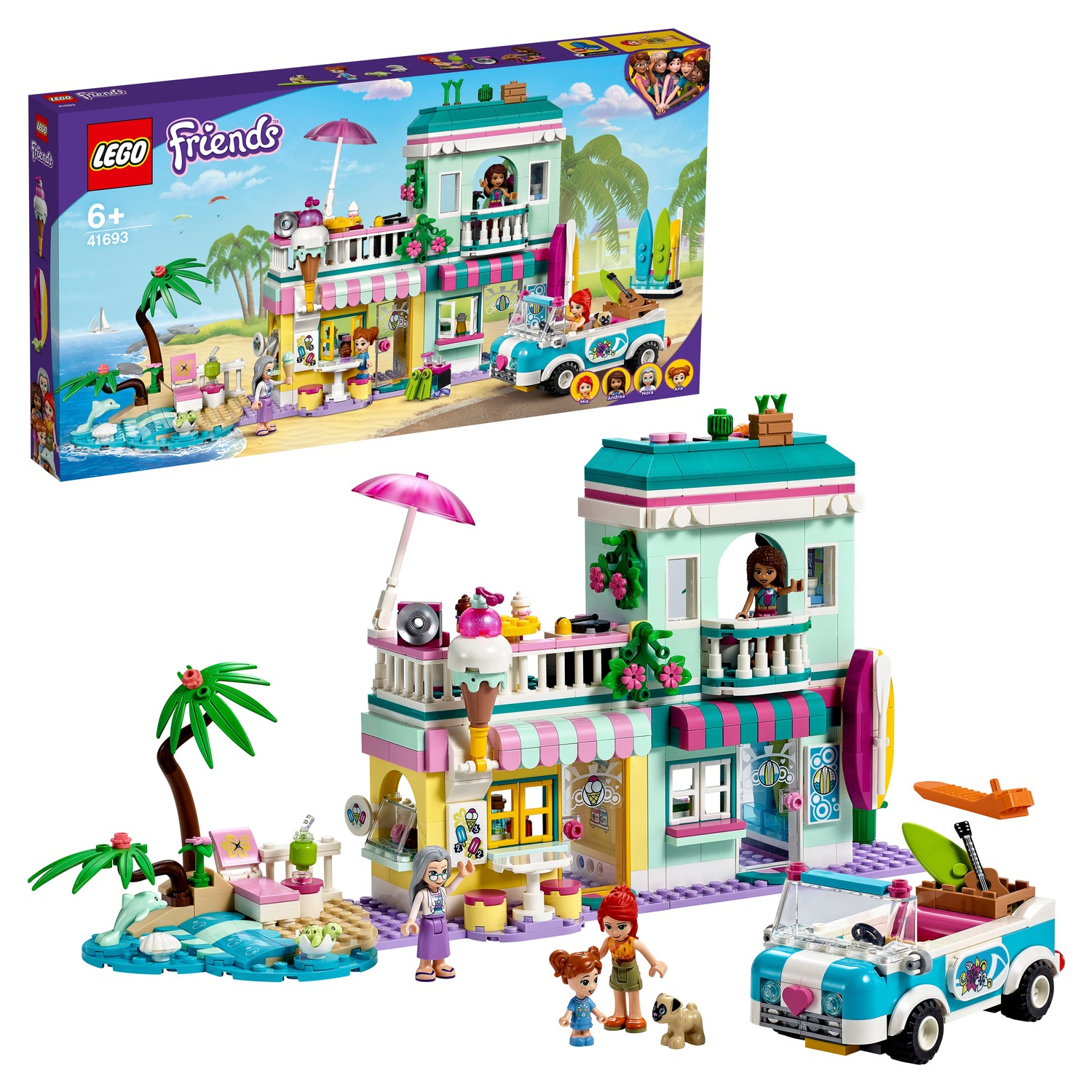 Конструктор LEGO Friends Серферский дом на берегу 41693