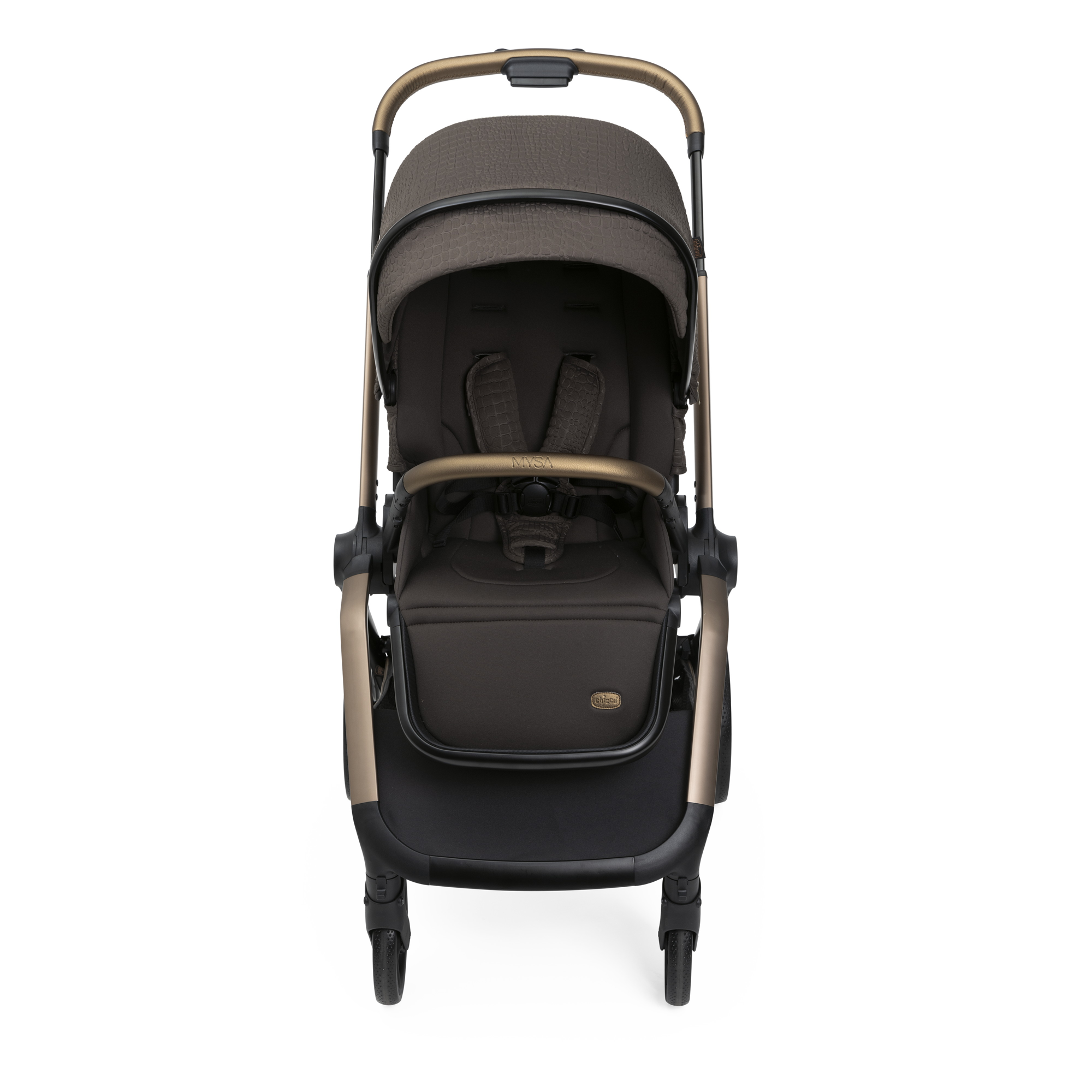 Коляска Chicco Mysa Stroller bronze lizard re lux - фото 7