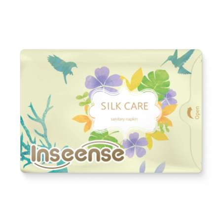 Прокладки гигиенические INSEENSE ночные послеродовые в роддом Silk Care 7 капель 350 мм 8 шт