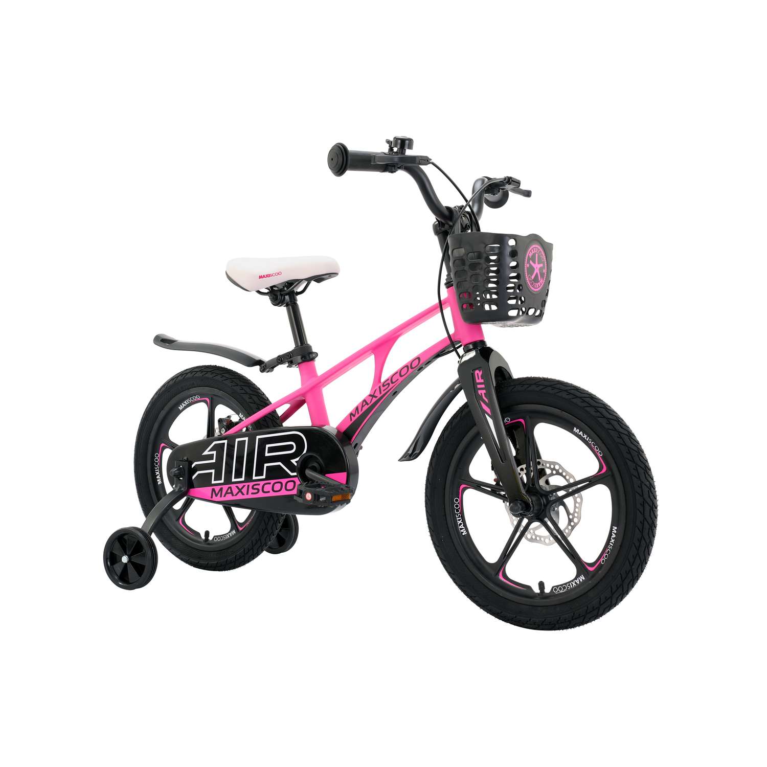 Детский двухколесный велосипед Maxiscoo Airделюкс плюс 16 розовый матовый - фото 2