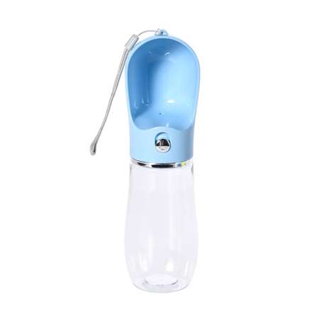 Поилка для животных Homepet Silver series 500 мл 7.8*7.8*27.2см дорожная