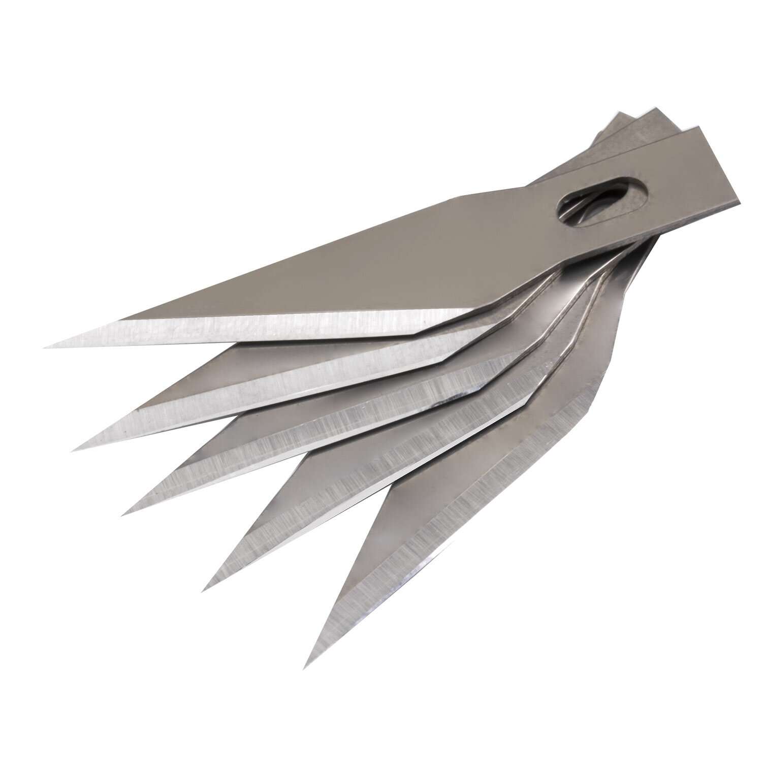 Нож канцелярский Staff скальпель металлический макетный 6 лезвий - фото 10